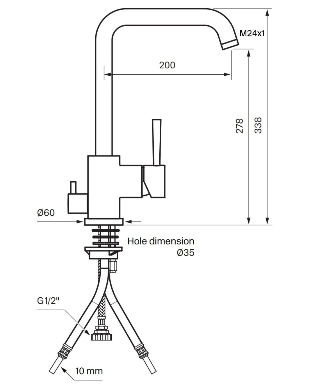 Tapwell Evo 984 Kitchen Tap In Chrome A S Helsing Tapwell evo 984 kitchen tap in chrome a s helsing
