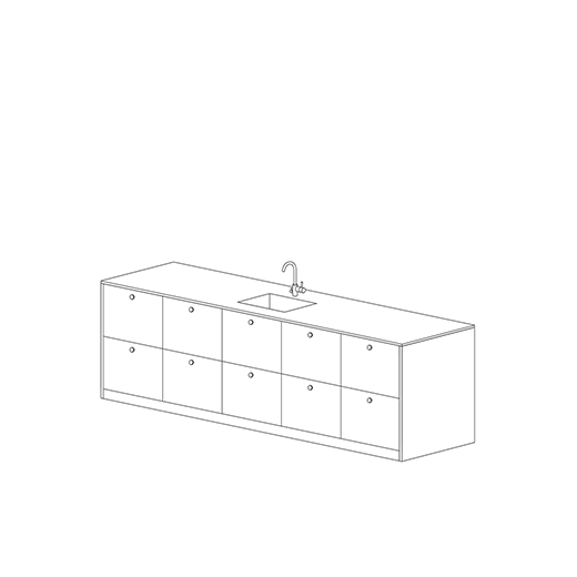 A.S.Helsingö small kitchen price example 