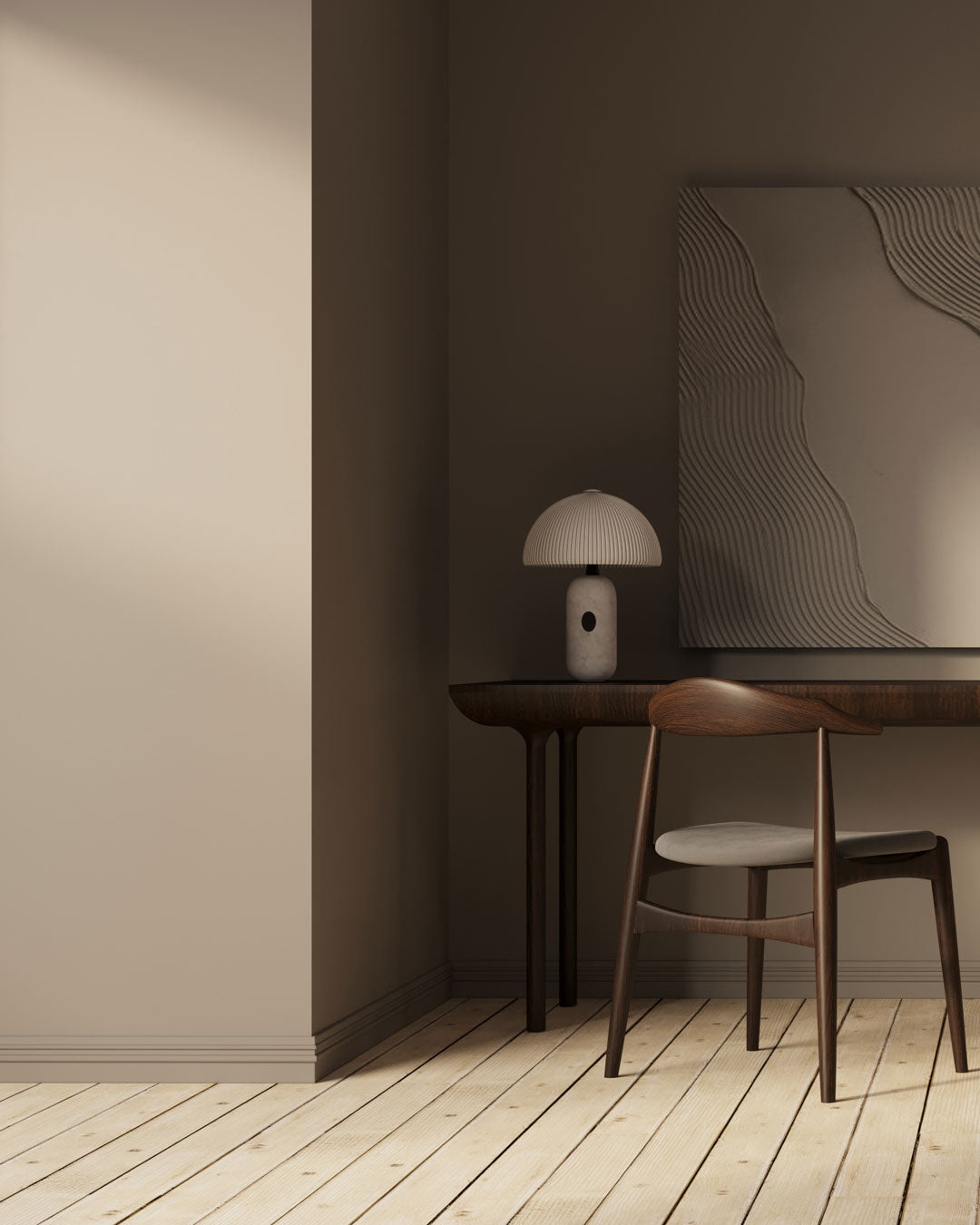 Interior Design Grey Walls Brown Furniture Milieu Interior Paint