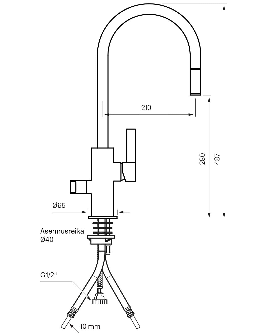 Tapwell ARM 885 | Copper – A.S.Helsingö
