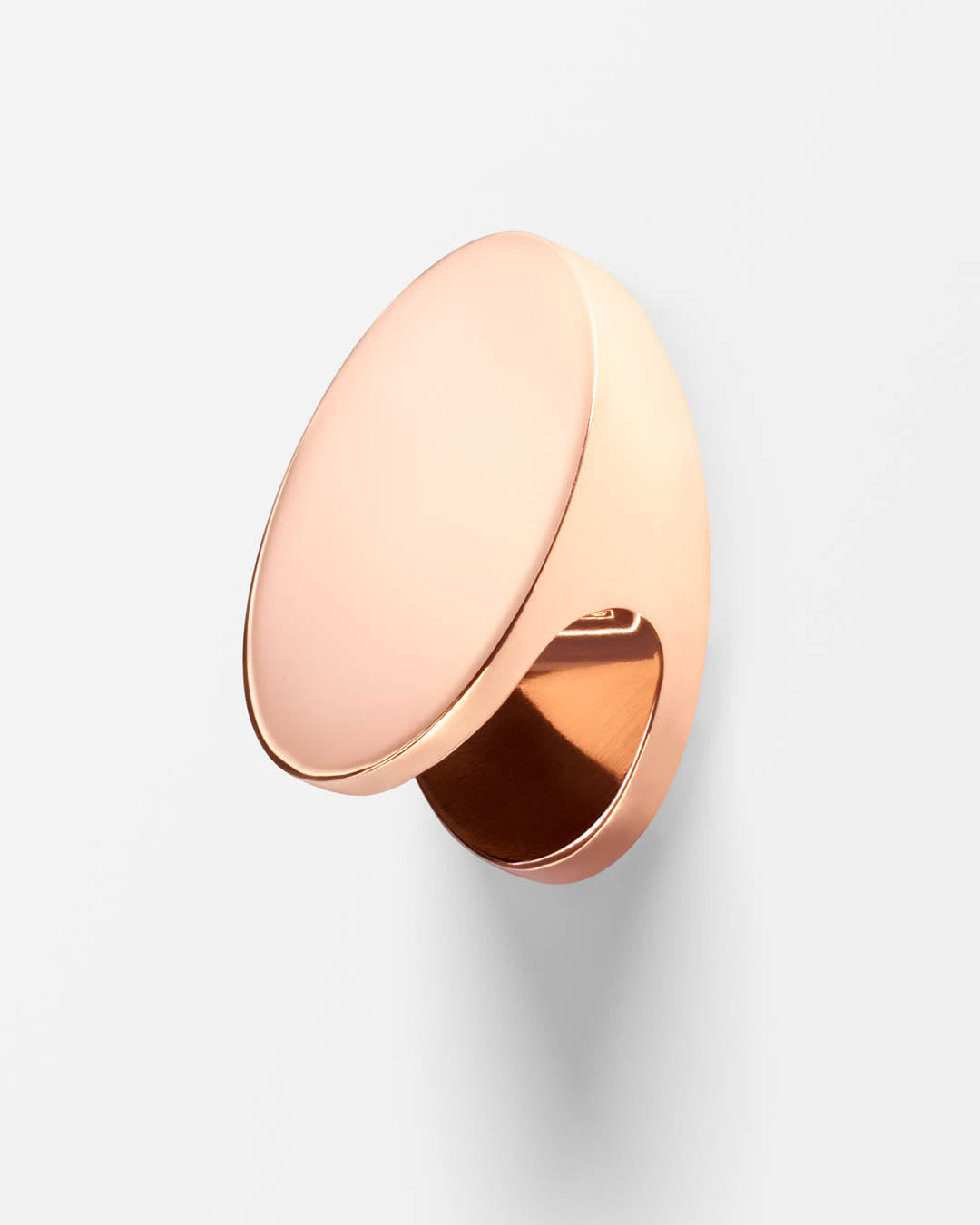 Bagel cabinet handle in Polished Copper | A.S.Helsingö