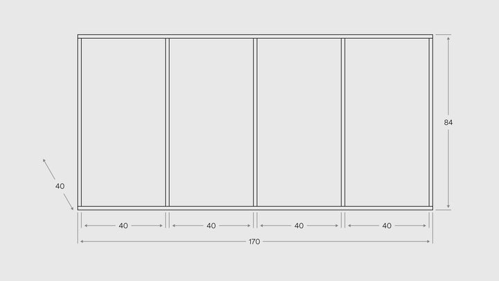 Ingarö sideboard in Ivory Beige | A.S.Helsingö | IKEA METOD